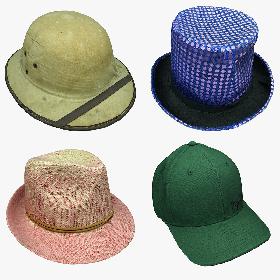 3D Hat Collection 02 model